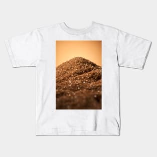 Brown cane sugar foodscape Kids T-Shirt